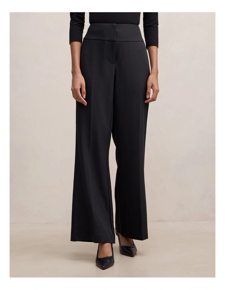 Devon Flared Pants in Black image 1