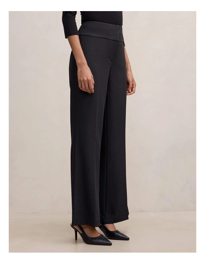 Devon Flared Pants in Black image 3