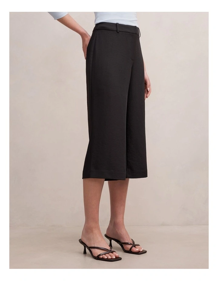 Sage Culotte Pants in Black image 3