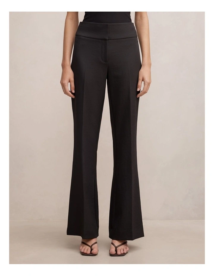 Devon Flared Pants in Black image 1
