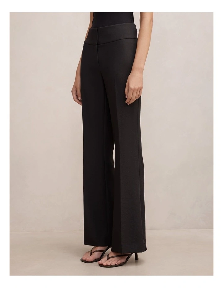 Devon Flared Pants in Black image 3