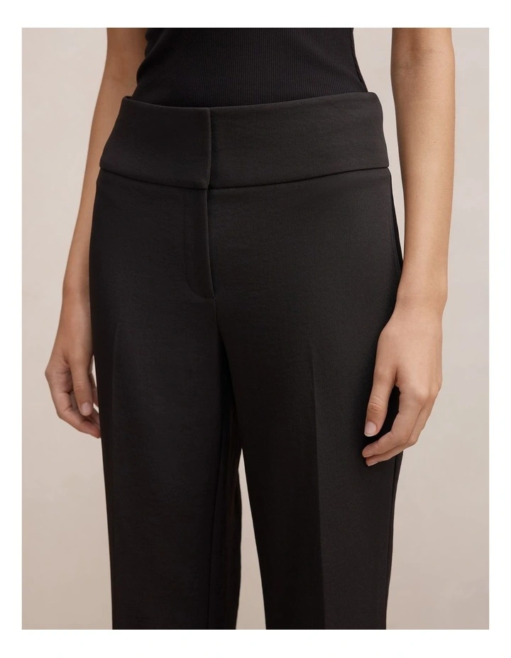 Devon Flared Pants in Black image 4