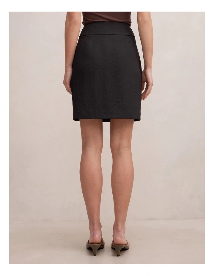 Ashley Midi Skirt in Black image 2