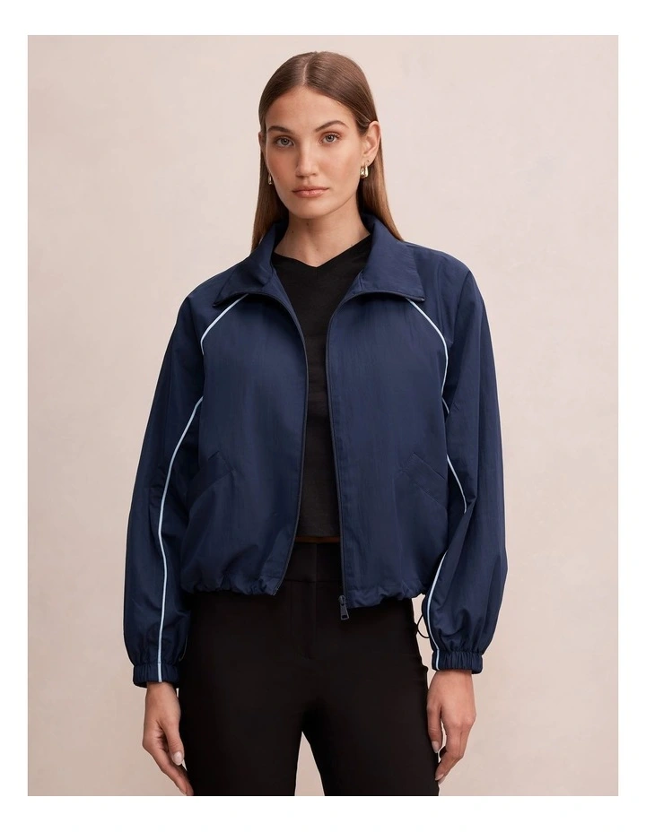Indy Piping Windbreaker in Blue image 1