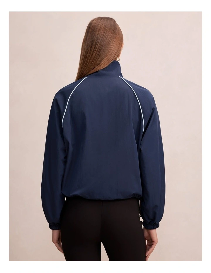 Indy Piping Windbreaker in Blue image 2