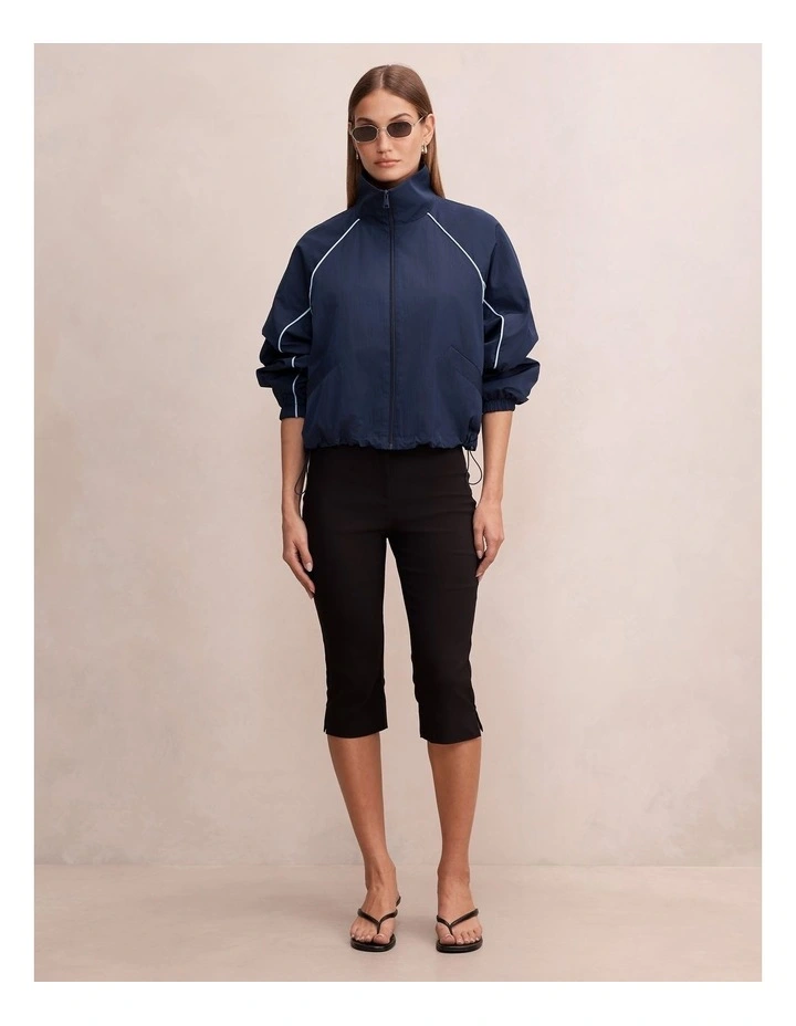 Indy Piping Windbreaker in Blue image 5
