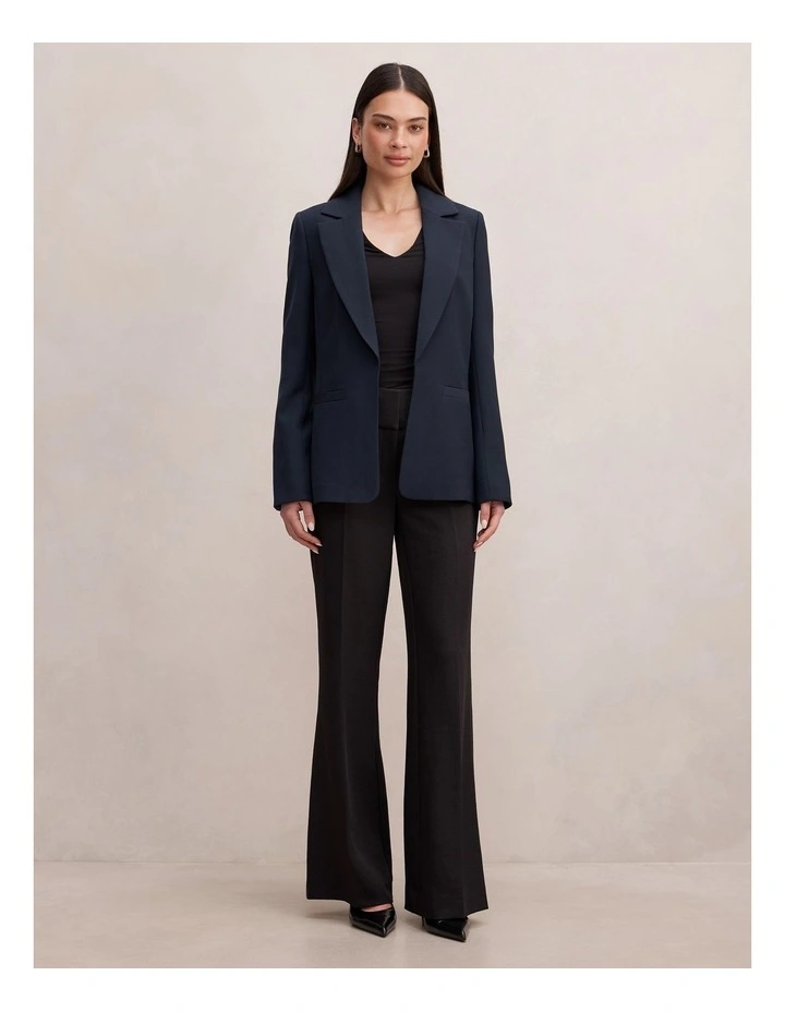 Dylan Boyfriend Blazer in Navy image 5