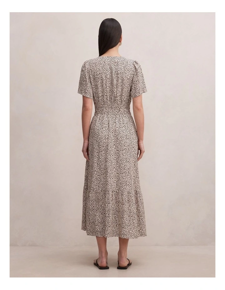 Eleanor Printed Midi Dress in Multi image 2