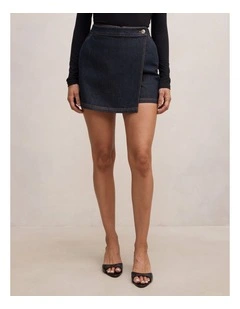 Jessie Denim Skorts in Blue