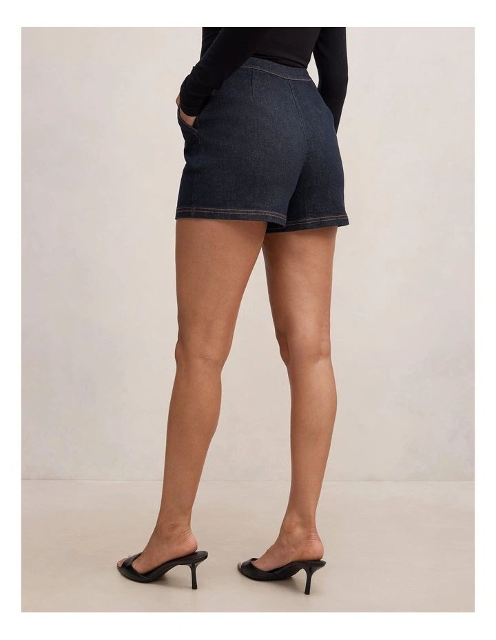 Jessie Denim Skorts in Blue image 2