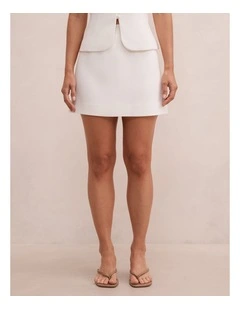 Miranda Mini Skirt in White