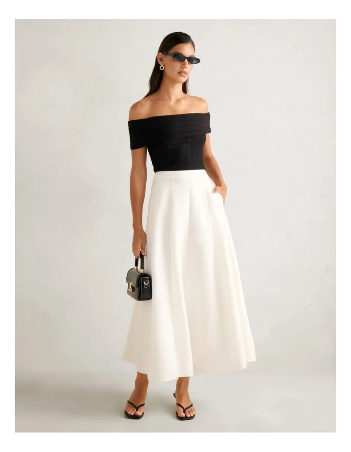 Georgina Godet Skirt in White image 5