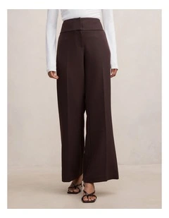 Devon Flared Pants in Brown