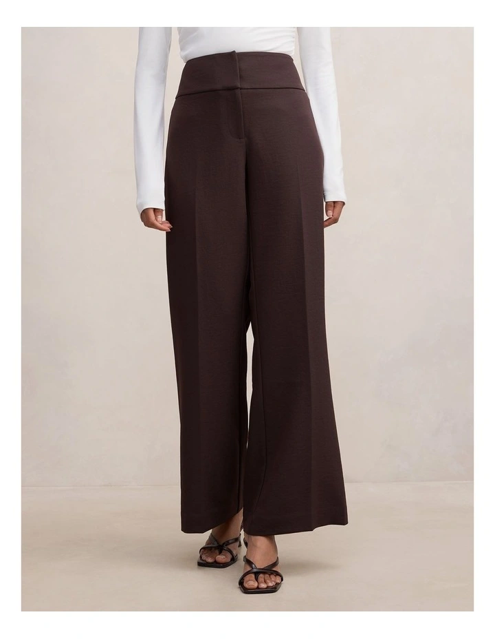 Devon Flared Pants in Brown image 1