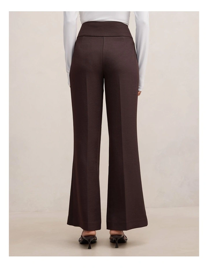Devon Flared Pants in Brown image 2