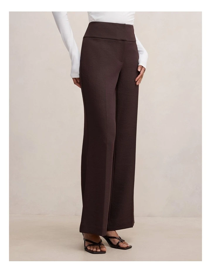 Devon Flared Pants in Brown image 3