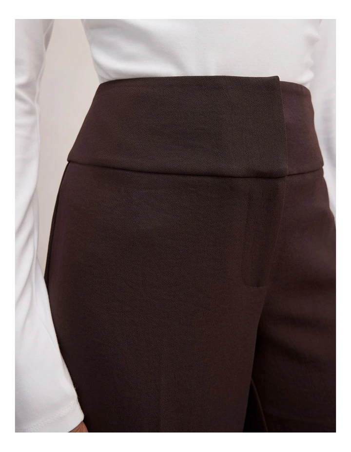 Devon Flared Pants in Brown image 4