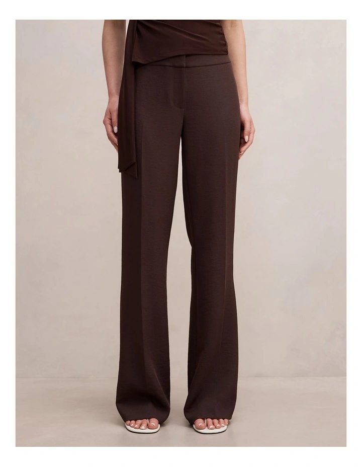 Devon Flared Pants in Chocolate image 1