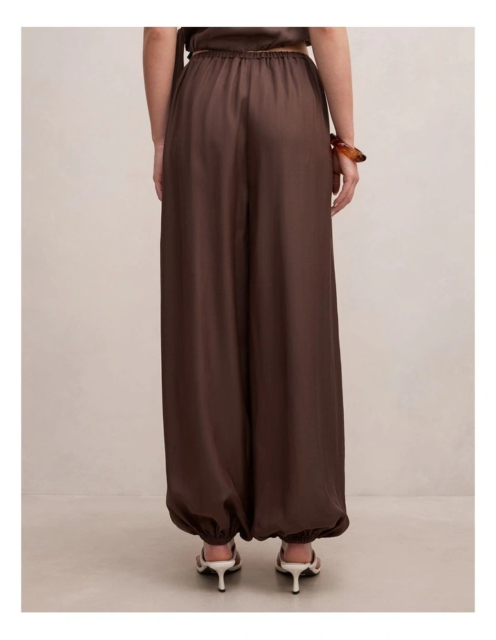 Bronte Balloon Leg Pants in Brown image 2