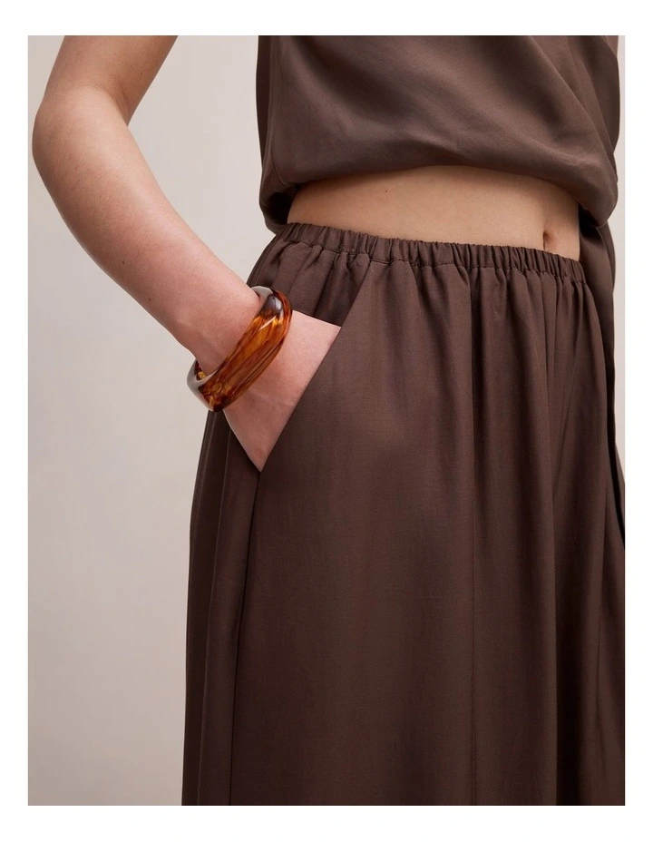 Bronte Balloon Leg Pants in Brown image 4