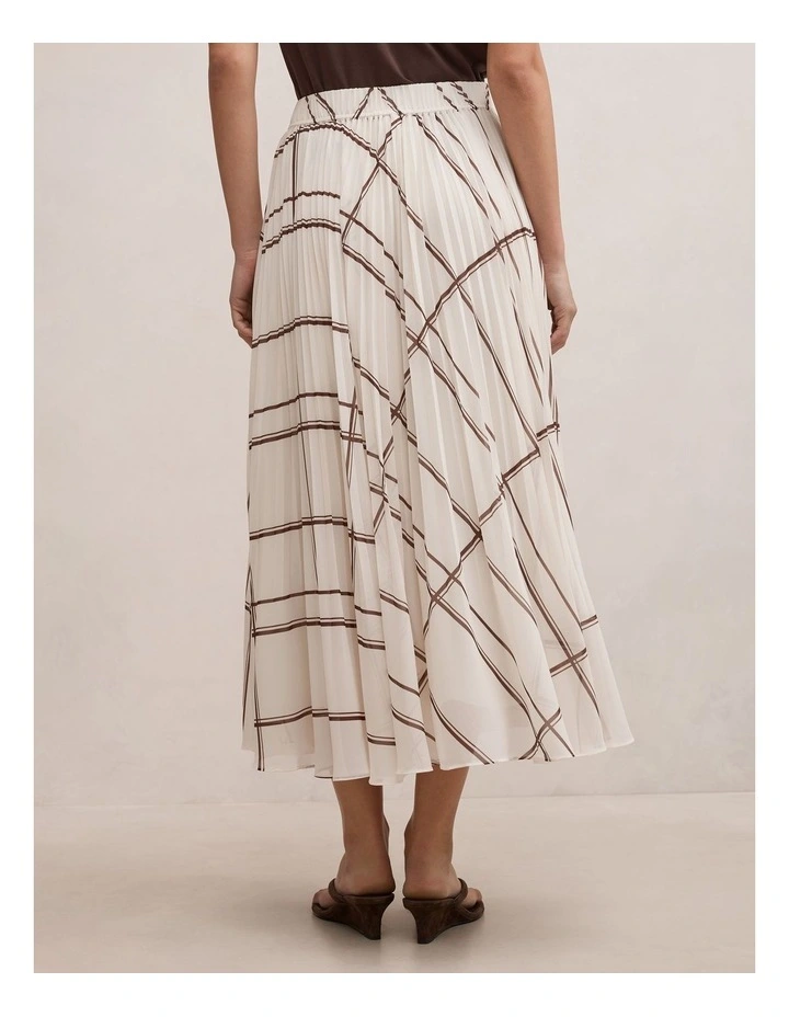 Aurora Pleated Skirt in Multi image 2
