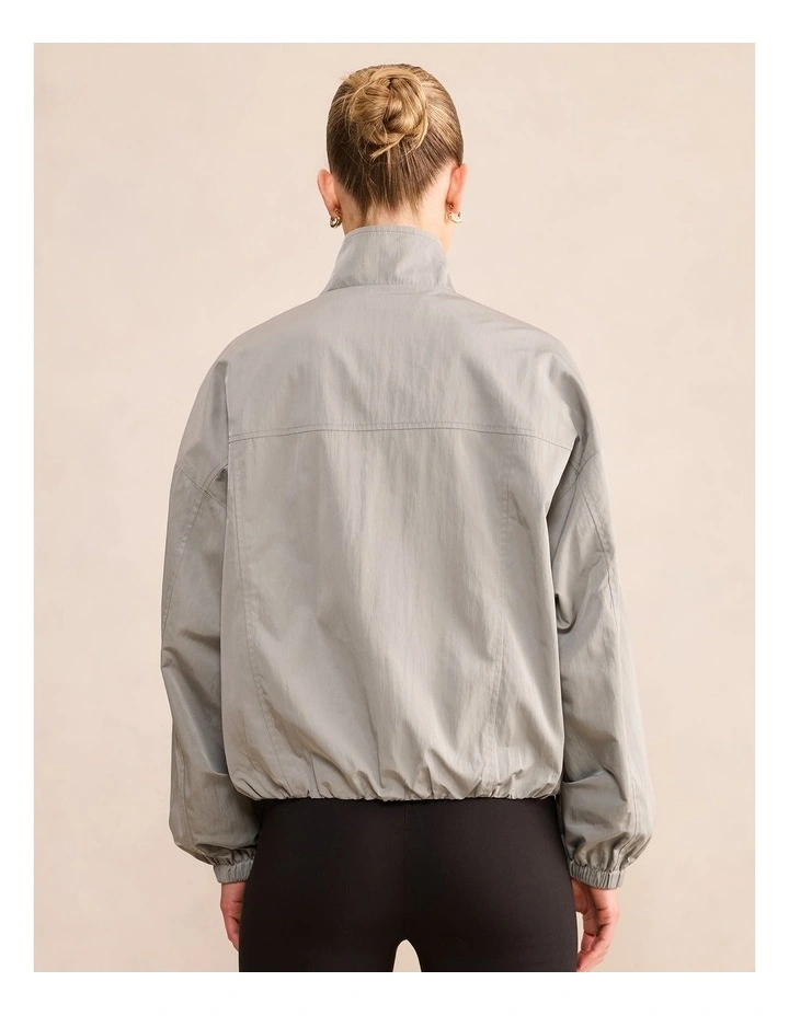 Maxie Windbreaker Jacket in Grey image 2