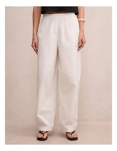 Rowan Barrel Leg Pants in White