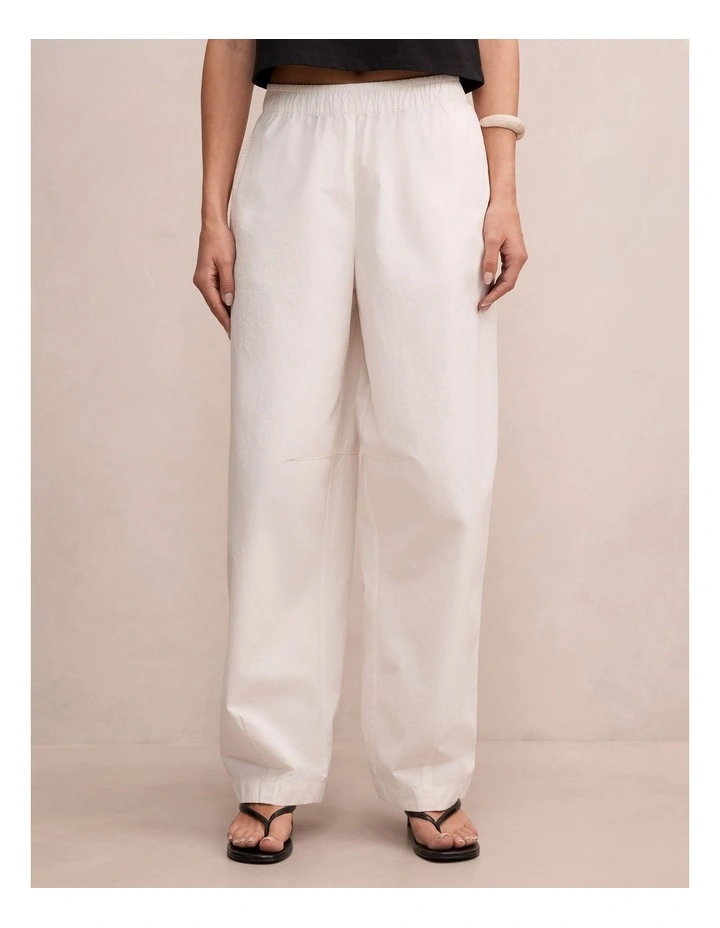 Rowan Barrel Leg Pants in White image 1