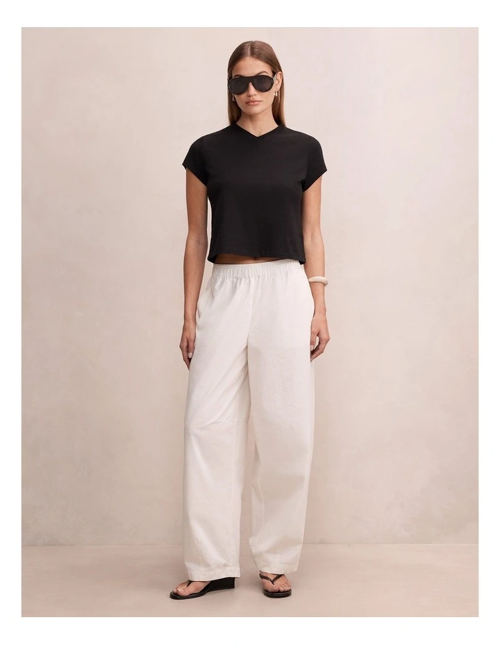 Rowan Barrel Leg Pants in White image 5