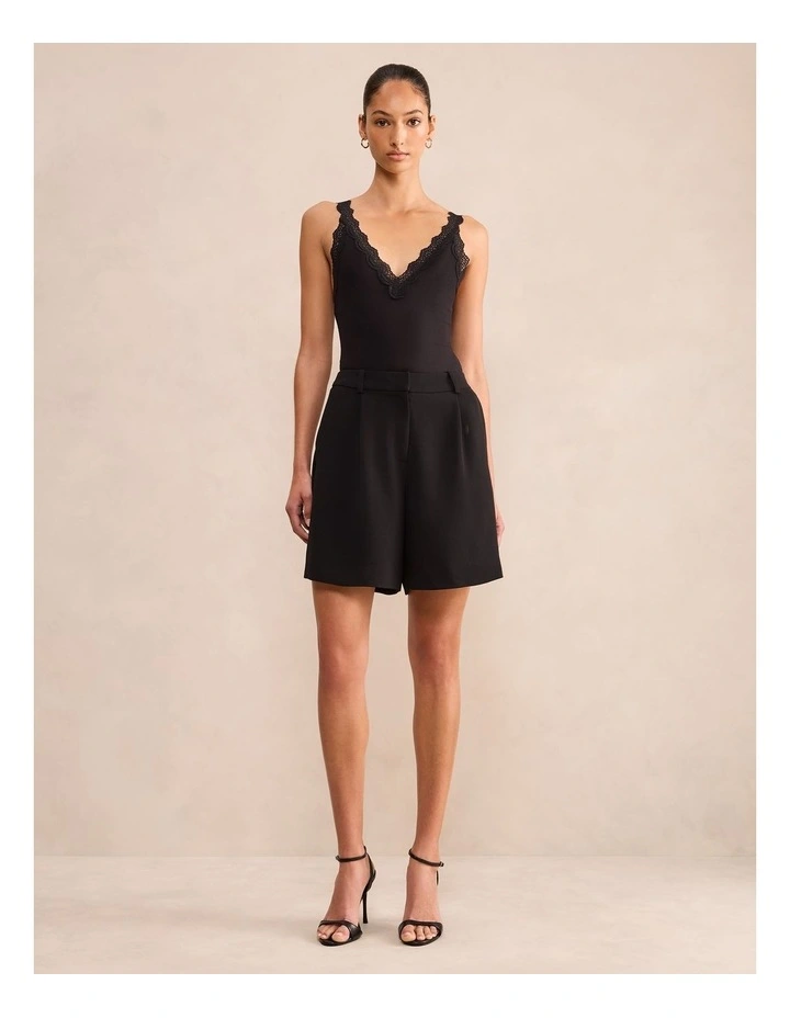 Olivia Longline Short in Black image 5