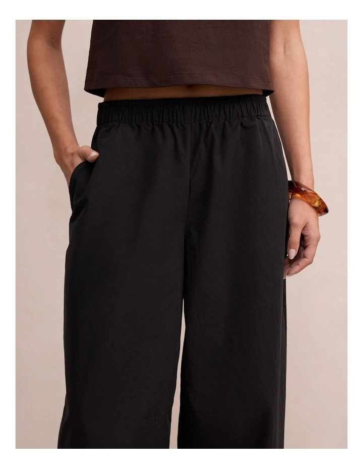 Rowan Barrel Leg Pants in Black image 4