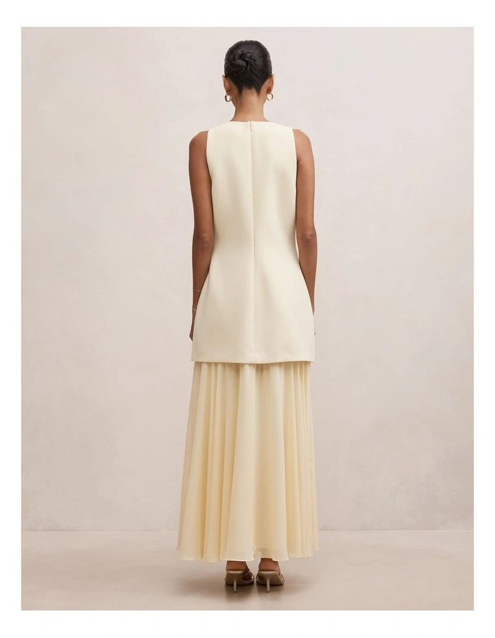 Melva Scoop Maxi Dress in Yellow image 2
