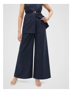Tailored Drapey Pant in Twilight Blue