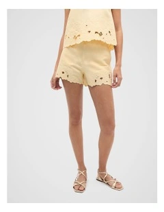 Cutwork Short in Shortbread