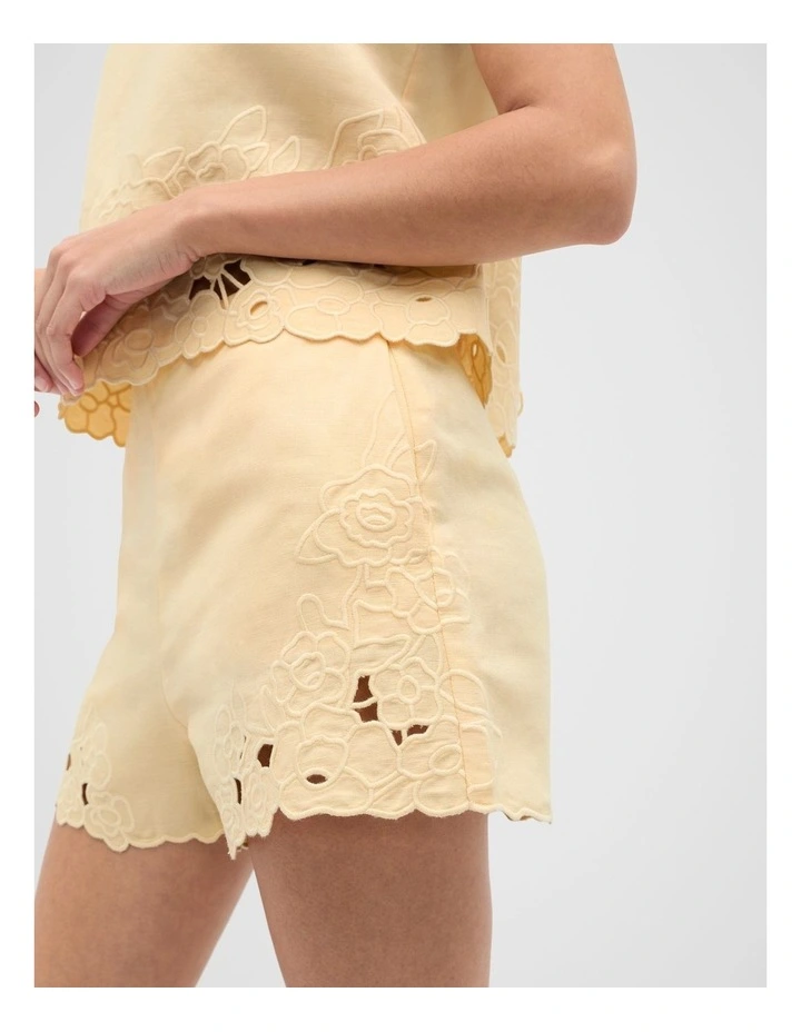 Cutwork Short in Shortbread image 4