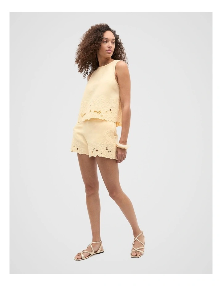 Cutwork Swing Tank in Shortbread image 3