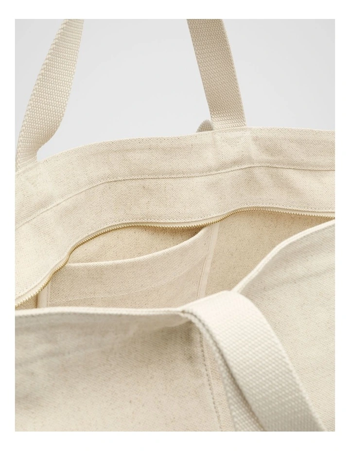 Overnight Tote in Natural image 4