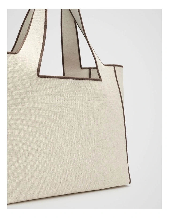 Fabric Logo Tote in Pinecone image 3