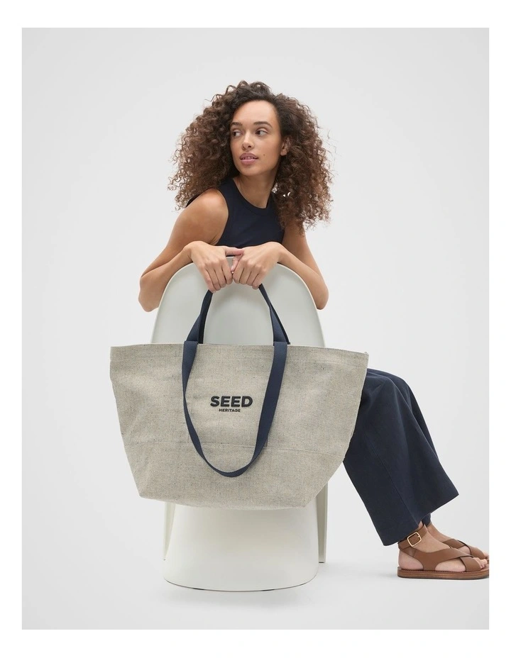 Overnight Tote in Twilight Blue image 2