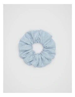 Linen Scrunchie in Bluebell