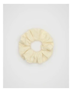 Linen Scrunchie in Shortbread