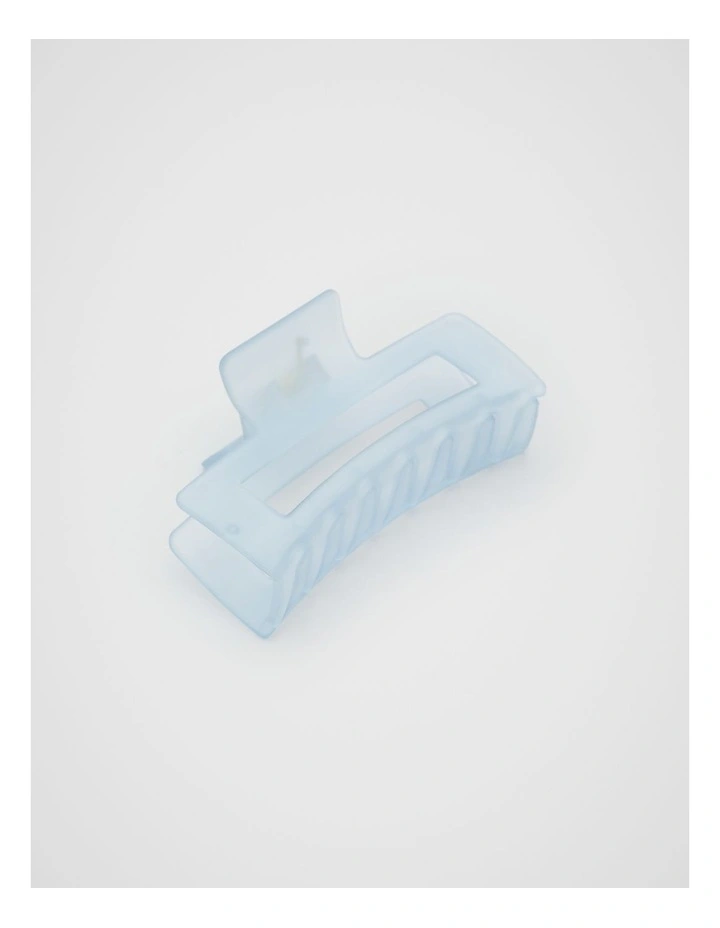 Mini Rectangle Hair Claw in Bluebell image 1