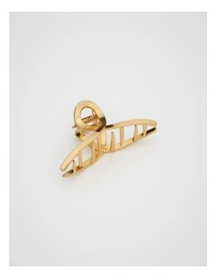 Small Loop Hair Claw in Gold