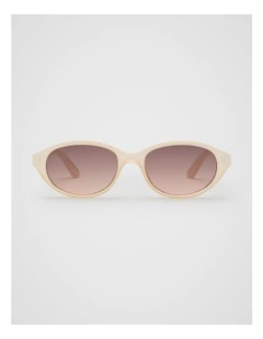Pippa Round Sunglasses in Tofu
