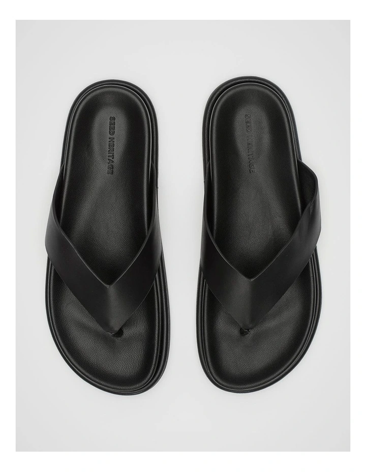 Piper Thong Sandal in Black image 4
