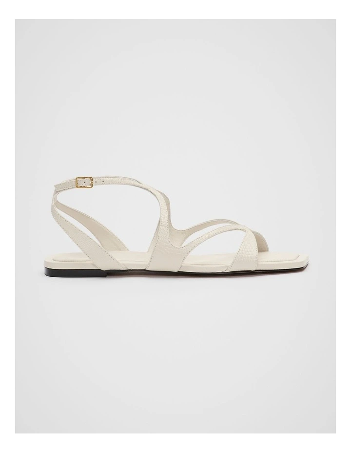 Deven Curved Strap Sandal in Tofu Embossed image 1