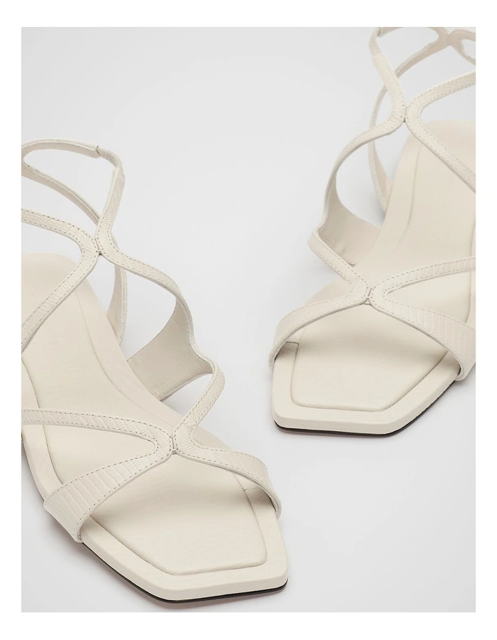 Deven Curved Strap Sandal in Tofu Embossed image 3