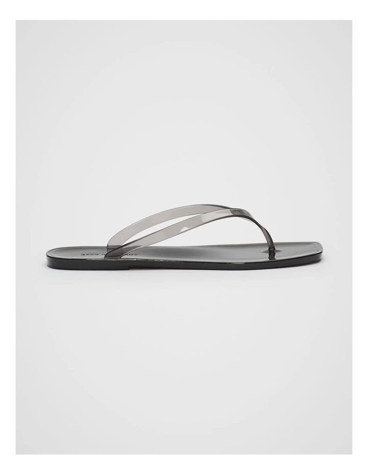 Elle Jelly Flip Flop in Black image 1