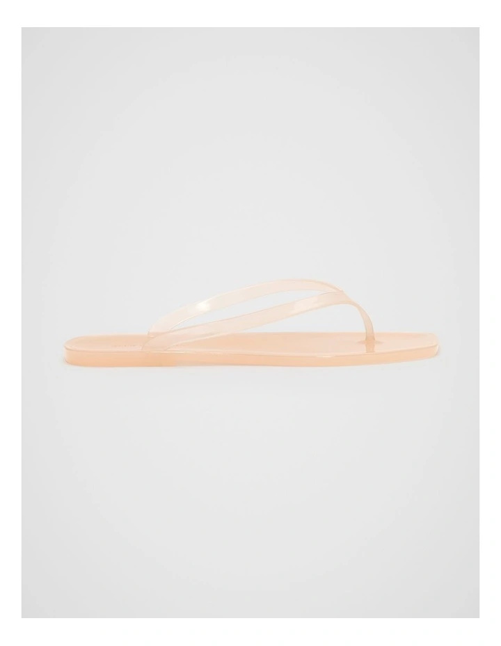 Elle Jelly Flip Flop in Nude image 1