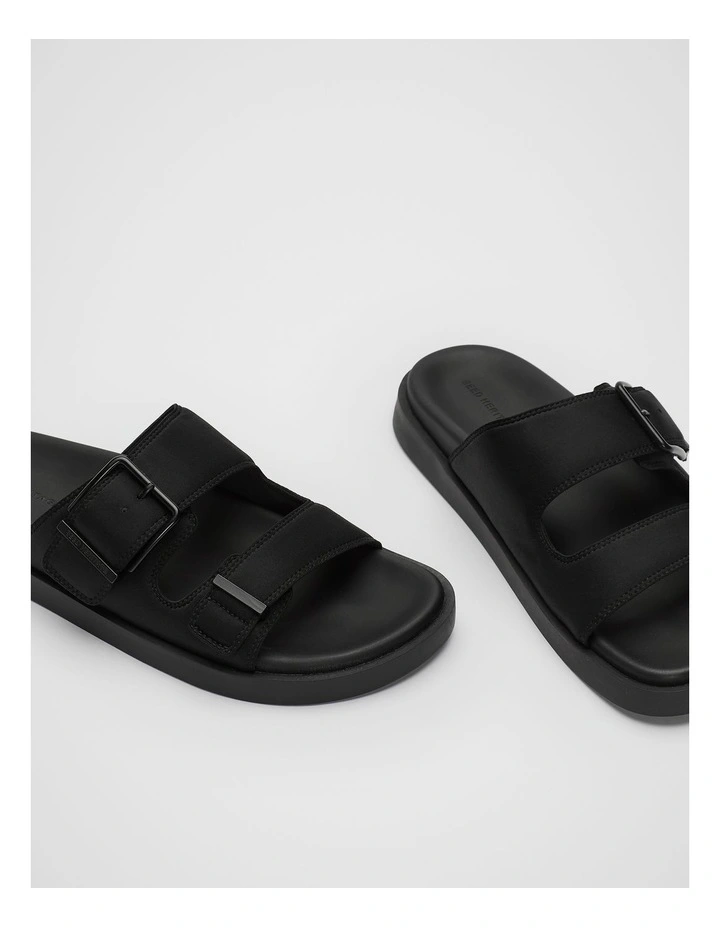 Alena Neoprene Slide in Black image 3